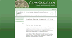 Desktop Screenshot of campscout.com